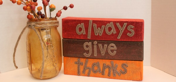 {Thanksgiving Blocks Craft}