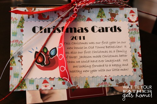 Christmas Card Book