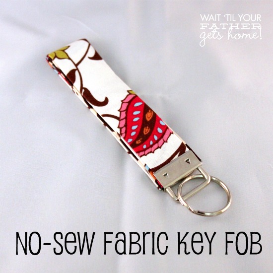 DIY Key Fob Wristlet Tutorial, Last Minute Gift Idea