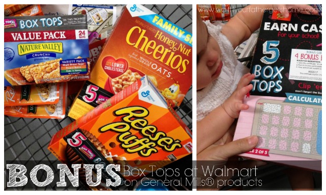 Save big with Bonus Box Tops for Education from General Mills products at Walmart this school year #BTFE #spon #Ad