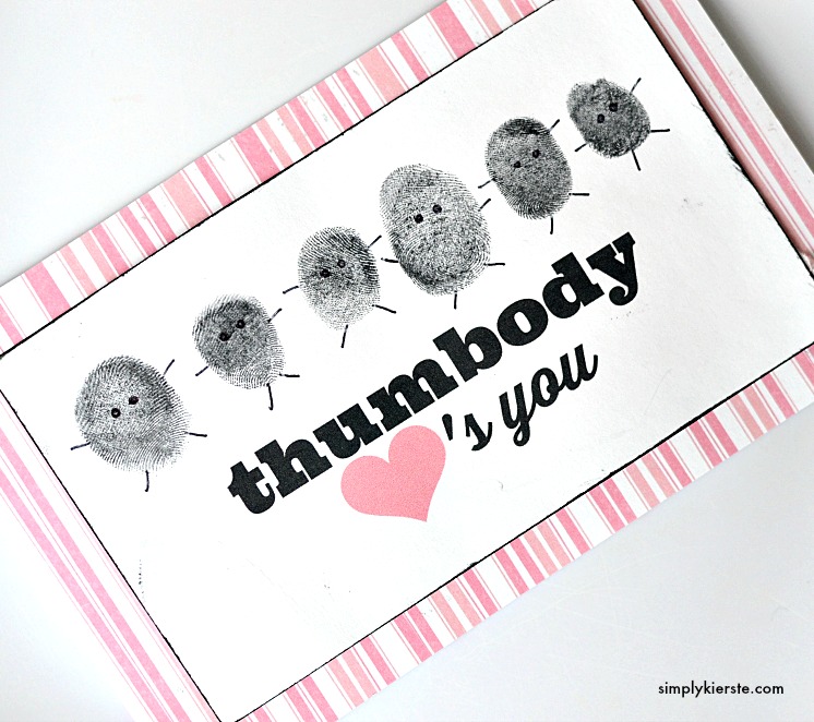 Fingerprint Valentine ideas #ValentinesDay #Valentine #FingerprintValentines