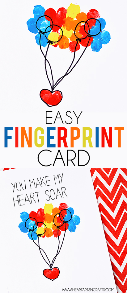 Fingerprint Valentine ideas #ValentinesDay #Valentine #FingerprintValentines