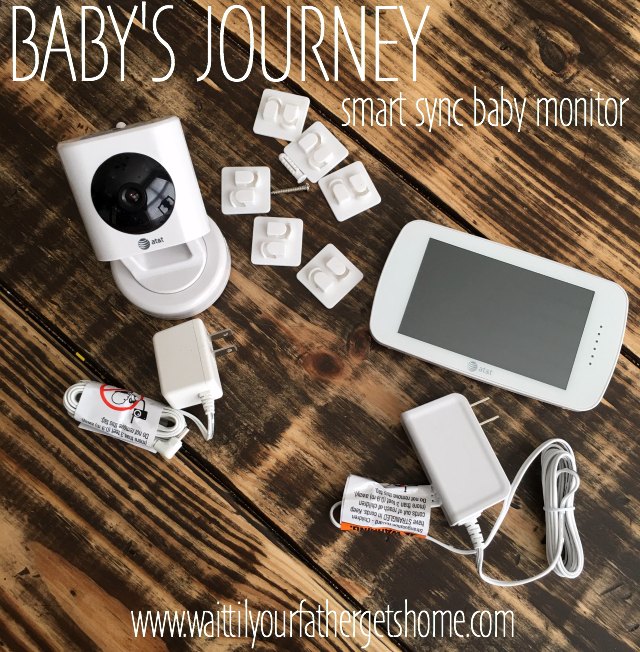 Baby's Journey Smart Sync Monitor is great for tracking stats and checking in on your little one #ATTBabyMonitor #ad #IC