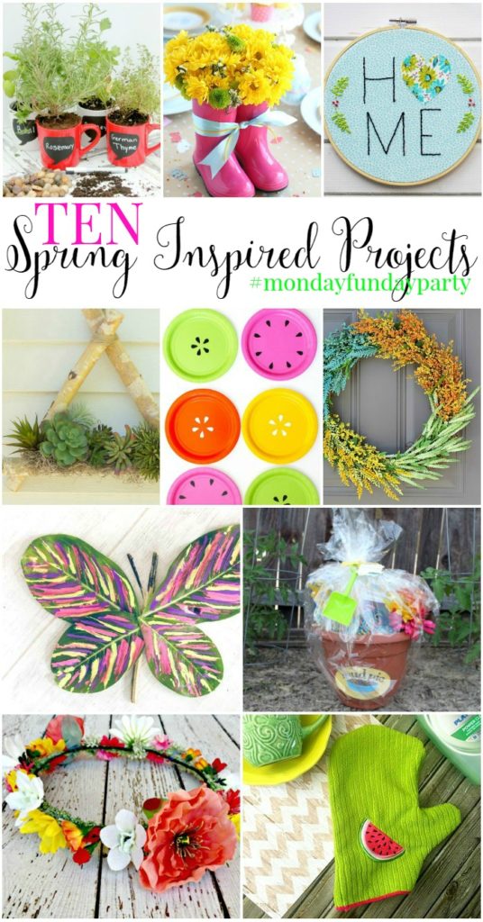 10 Spring Inspired Projects via #MondayFundayParty Wait Til Your Father Gets Home
