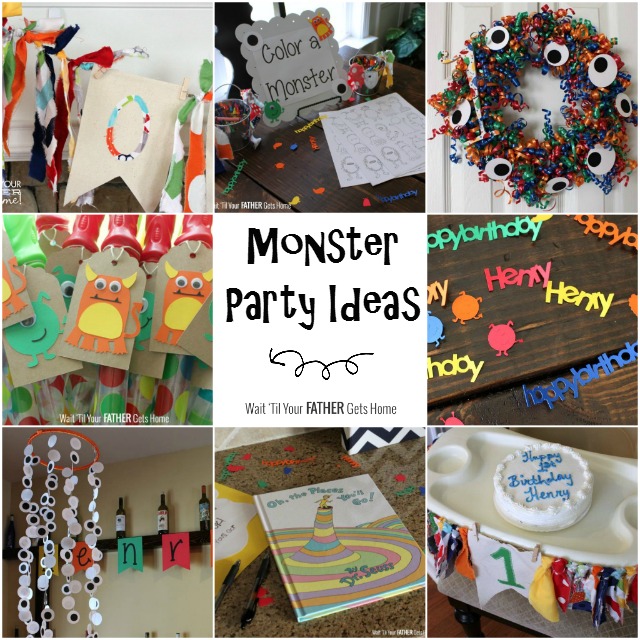Monster Party Ideas via Wait Til Your Father Gets Home