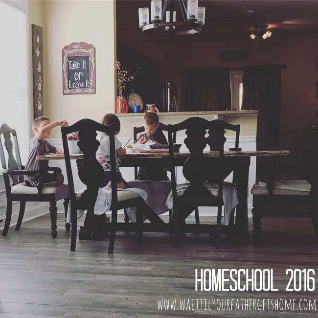Homeschool 2016-2017 Kindergarten and Preschool with Wait Til Your Father Gets Home