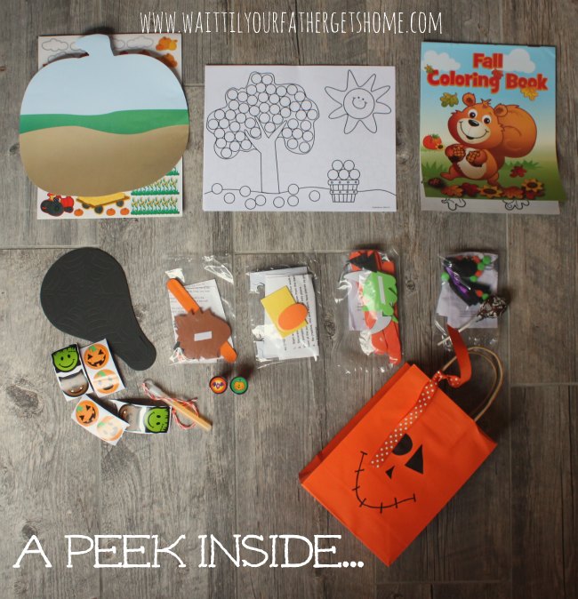 Treat Bags made easy with Oriental Trading & Wait Til Your Father Gets Home blog #sp #Halloween #treatbags #pumpkins #jackolanterns