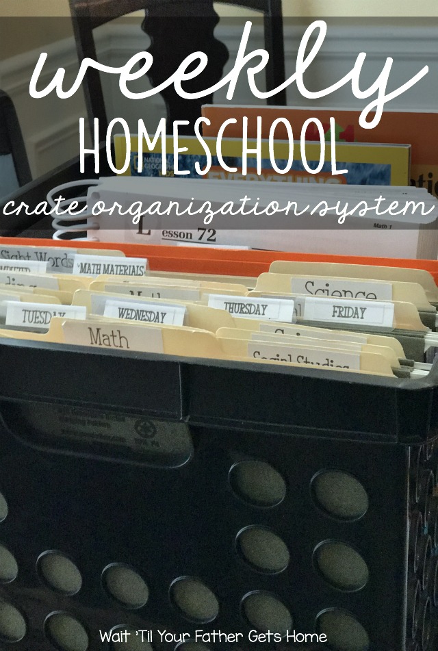 Homeschool Organization Hacks - Wait Til Your Father Gets Home