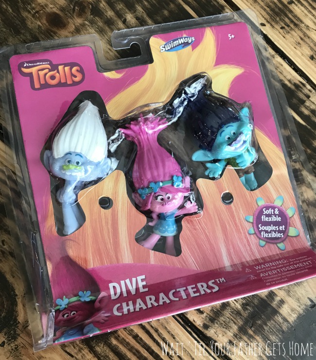 Trolls Dive Characters by Swimways shared by Wait 'Til Your Father Gets Home #ad #SwimWays #summer #pooltoys #pool @SwimWays