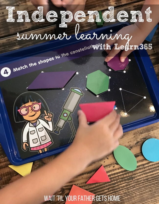 Keep your kids on their toes this summer with some independent summer learning activities from Learn365 for Oriental Trading! Their Magnetic Kid Boards and Magnetic Activity sets are the perfect pair! #Ad #spon #Learn365 #SummerLearning #Homeschool 