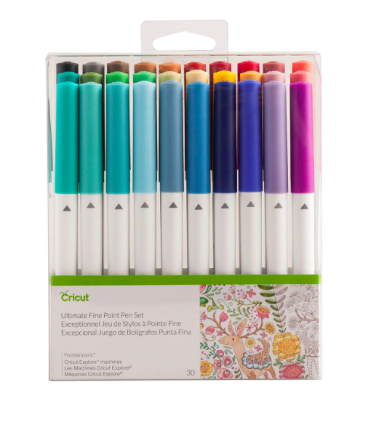 Ultimate Fine Point Pen Set from #Cricut can help you create easy and adorable thank you notes for your child's birthday party this year. #CricutMade #CricutExplore #ad #sp #UltimatePenSet #thankyoucard #coloringcard #Kids