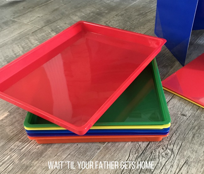 Homeschool Organization and Must Have School Supplies with Learn 365 by Oriental Trading shared by Wait 'til Your Father Gets Home blog #ad #OrientalTrading #Learn365 #homeschool #homeschoolorganization #homeschoolprep #firstgrade #prek #preschool