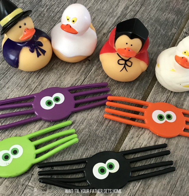 Teal Pumpkin Project goodies available NOW at @OrientalTrading via Wait 'Til Your Father Gets Home #OrientalTrading #ad #Halloween #TealPumpkinProject #foodallergies #candyfreehalloween