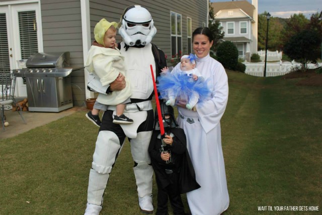 Family Halloween Costume ideas via Wait Til Your Father Gets Home & Oriental Trading #ad #sp #OrientalTrading #Halloween #HalloweenCostumes #FamilyCostumes #FamilyHalloweenCostumes #ThemeCostumes #GroupCostumes #StarWars #Avengers #Batman #Ghostbusters #kidcostumes