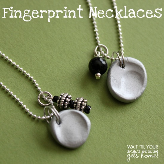 Fingerprint Charm Necklaces