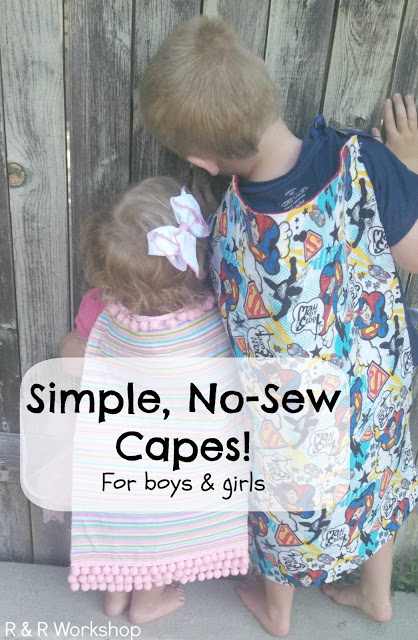 simple no-sew capes