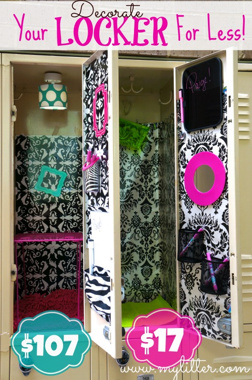 Decorating-a-school-locker-