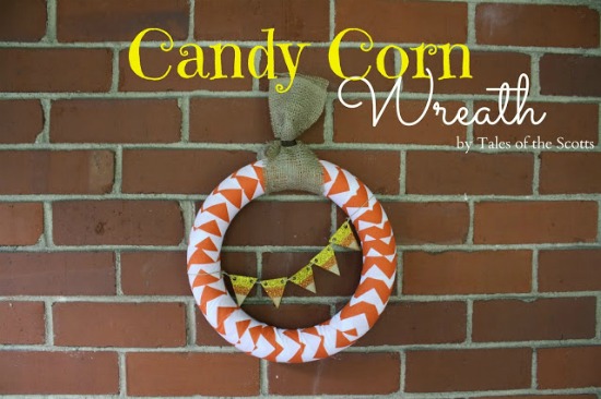 Candy Corn Wreath 1
