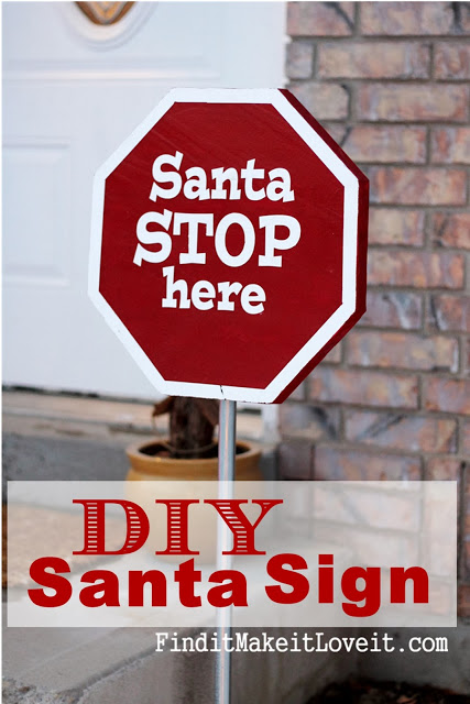 DIY Santa Stop Sign (4)