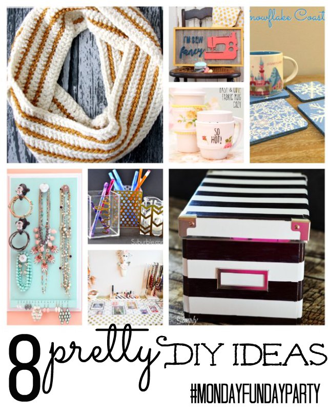 8 Pretty DIY Ideas via #MondayFundayParty